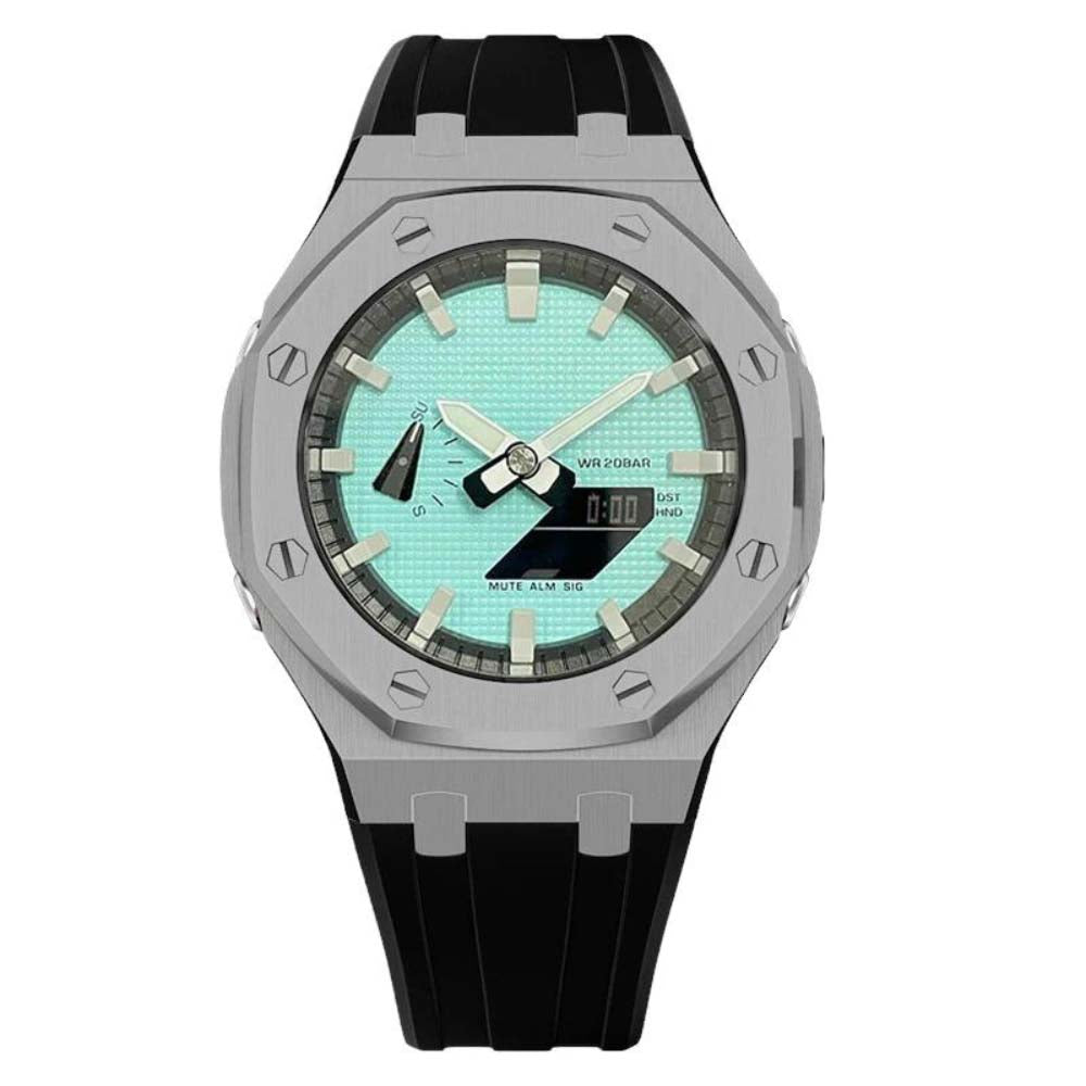Custom Tiffany GA-2100 45mm with rubber strap