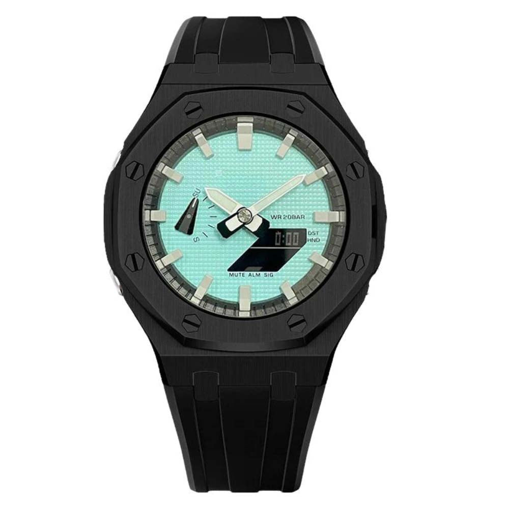 Custom Tiffany GA-2100 45mm with rubber strap