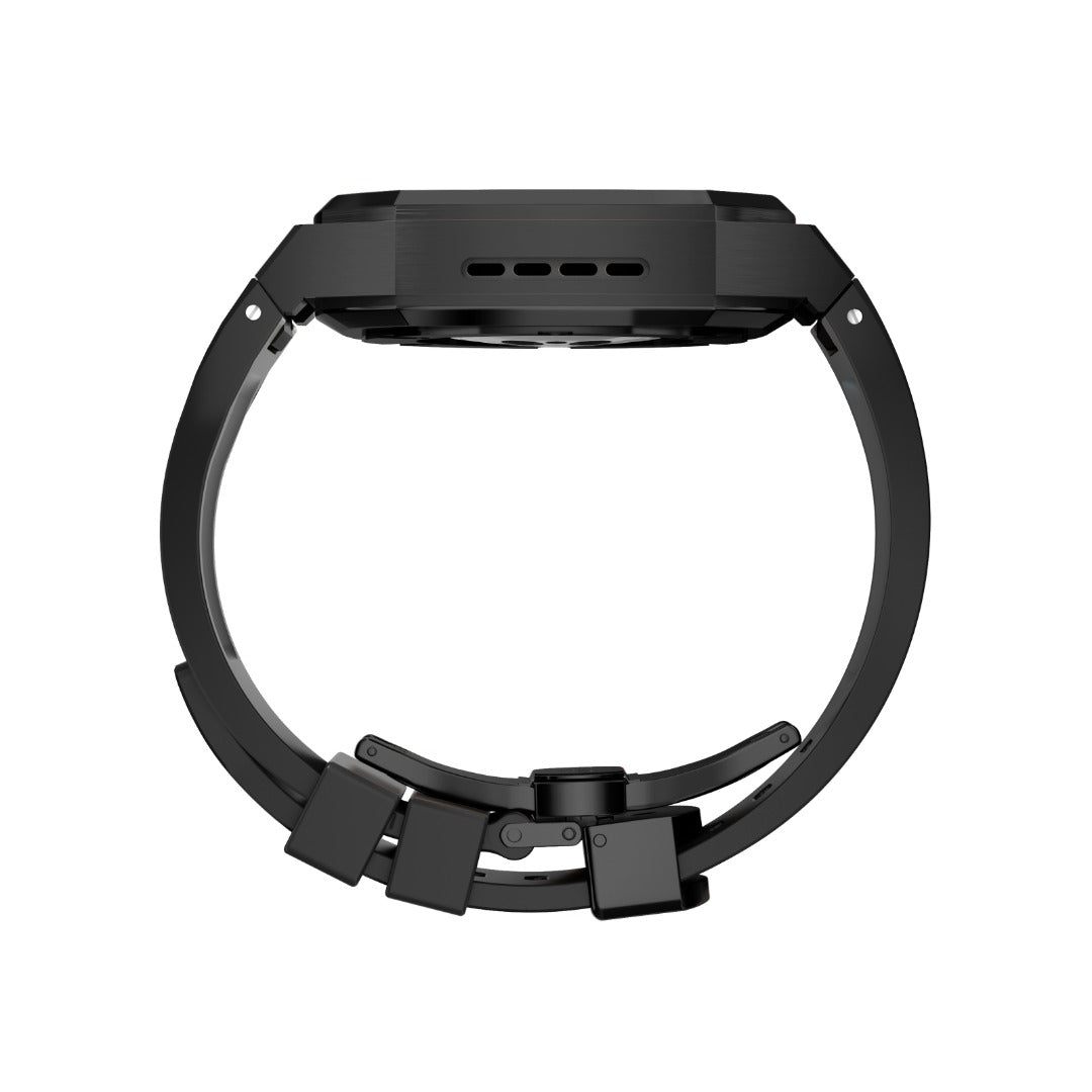 Luxury Stainless Steel Watch case & rubber strap 4 Options