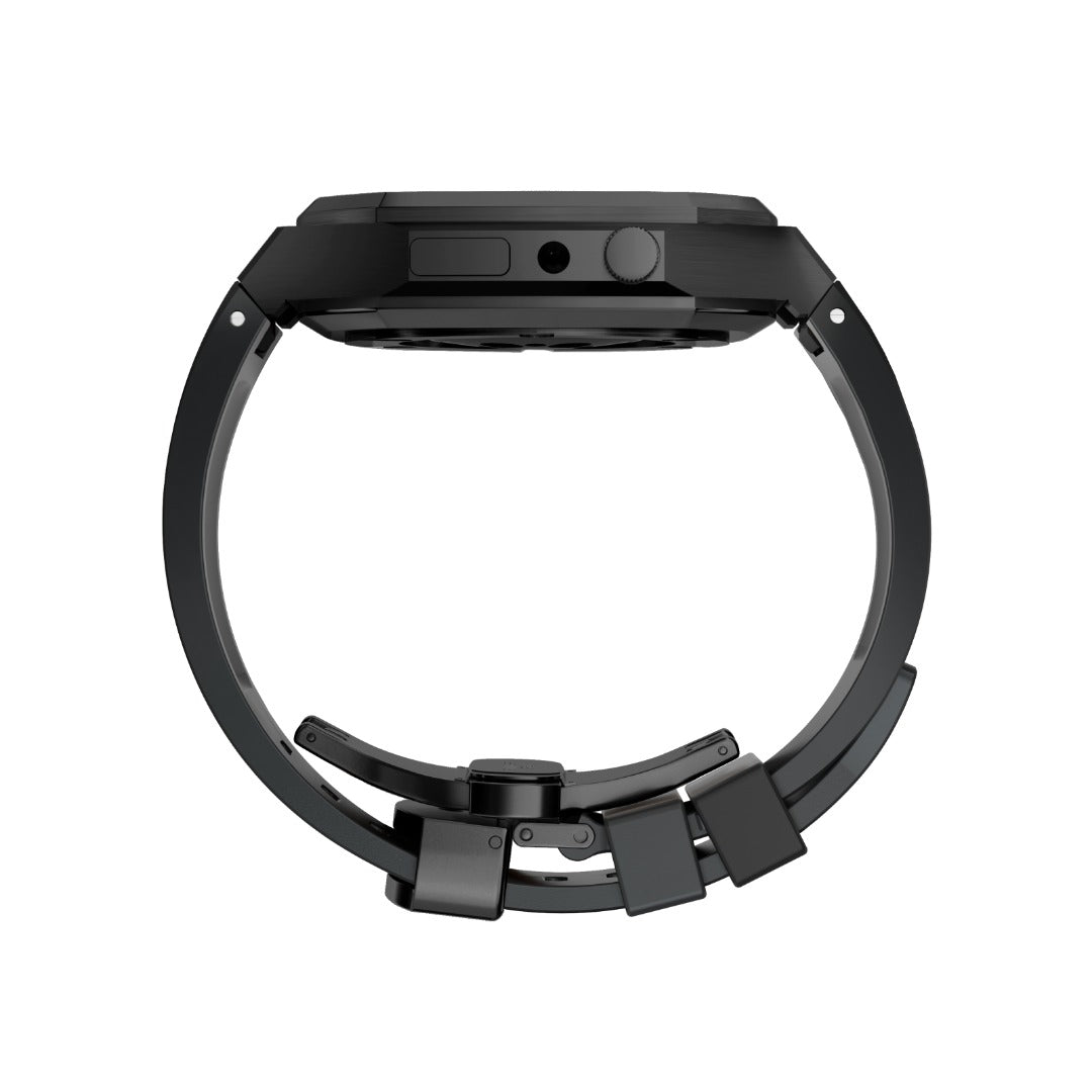 Luxury Stainless Steel Watch case & rubber strap 4 Options