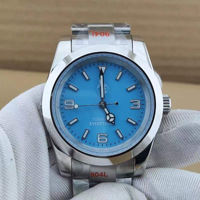 TIE Classic Automatic NH35 Silver/Blue