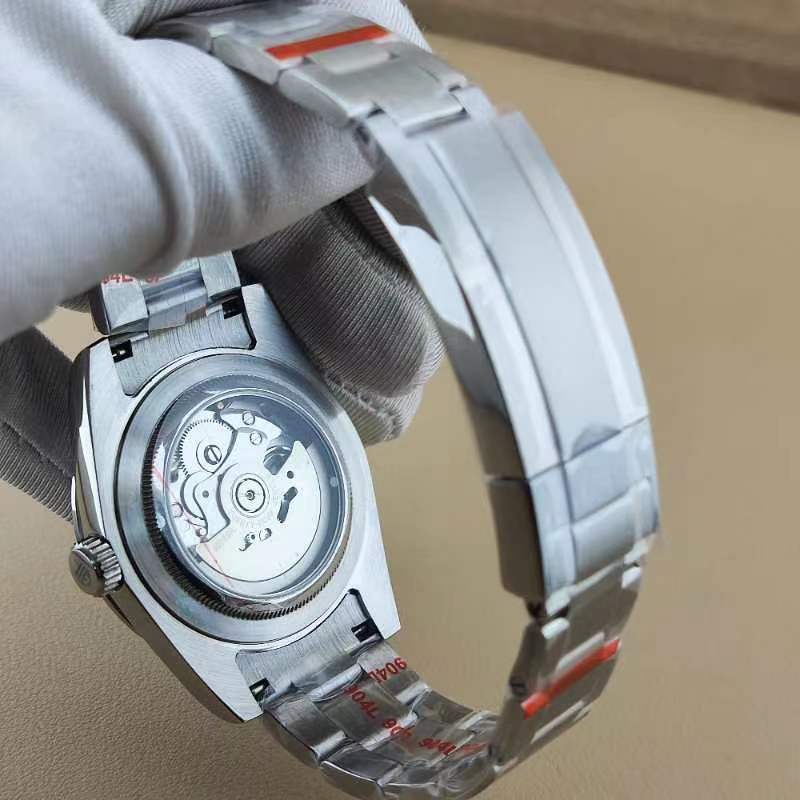 TIE Classic Automatic NH35 Silver/Salmon