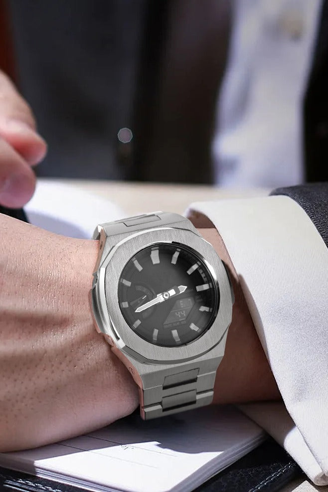 PP style stainless steel case & bracelet