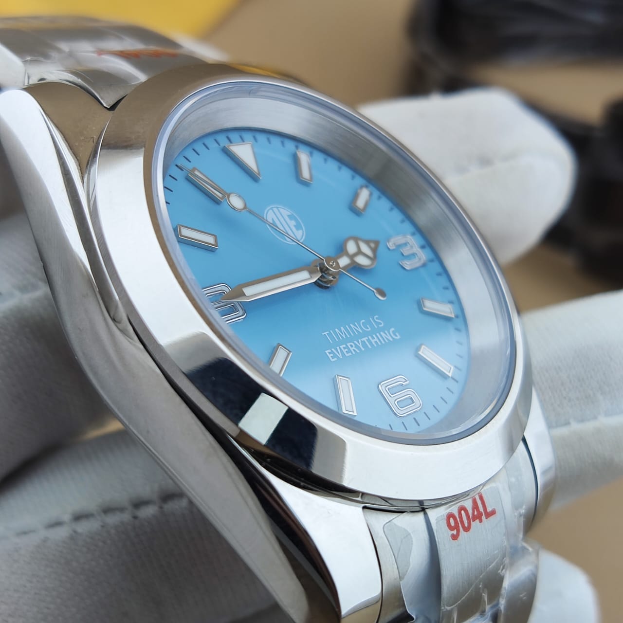 TIE Classic Automatic NH35 Silver/Blue