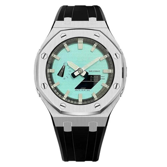 Custom Tiffany GA-2100 45mm  with rubber strap