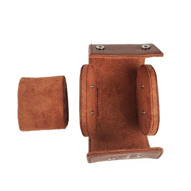 Single Watch Roll - Black or Brown