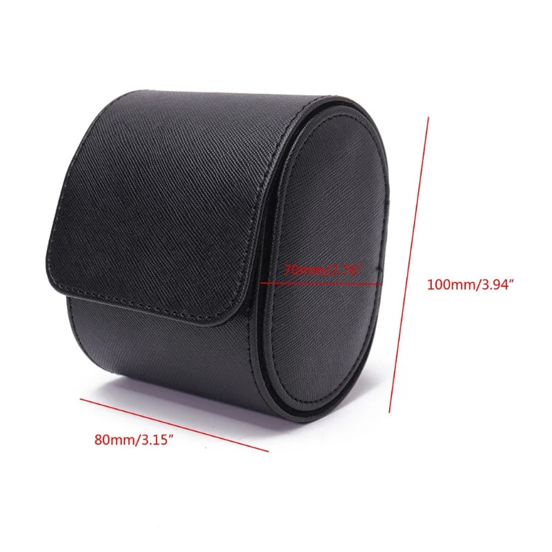 Single Watch Roll - Black or Brown
