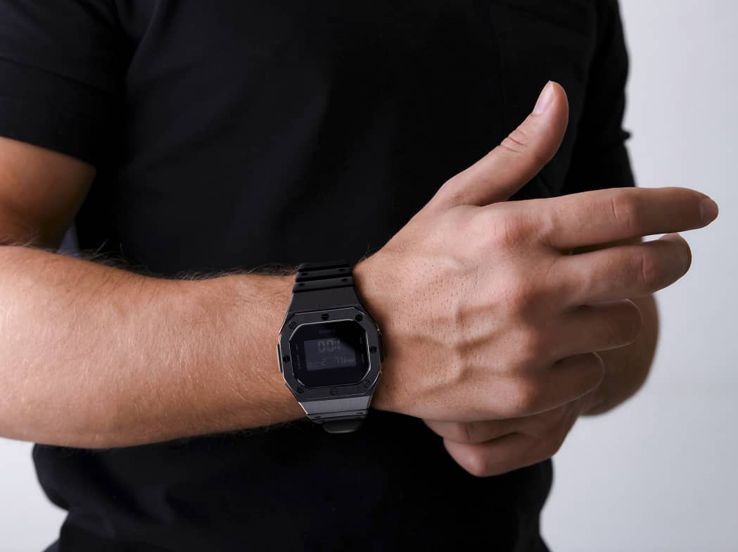 Casio G-Shock DW-5600 watch with SS case