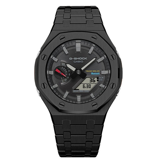 CasiOak GA-B2100-1A 45mm Bluetooth/solar with stainless steel bracelet