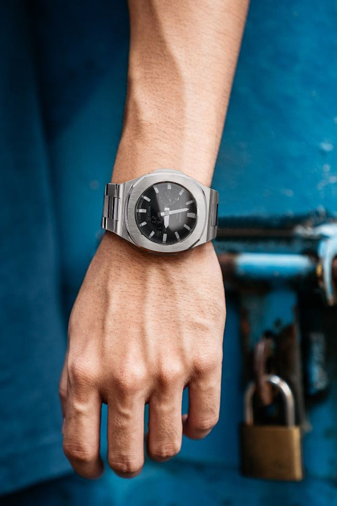 PP style stainless steel case & bracelet